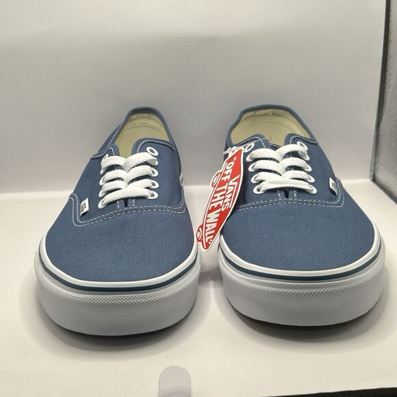 VANS MEN'S VANS AUTHENTIC SKATE SHOES (NAVY), 12 US MENS, 13.5 US WOMENS - Picture 8 of 16